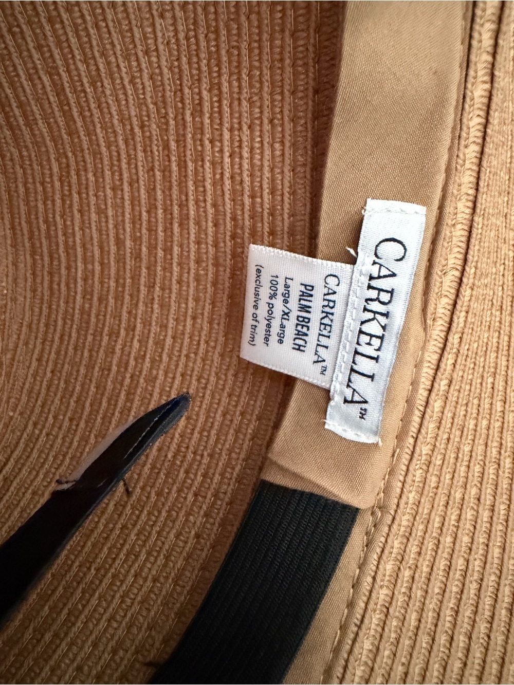 Carkella by Wallaroo Palm Beach Fedora packable sun hat designed - Picture 6 of 7